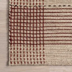 Kirklands Home Plaid Emily Henderson x RugsUSA Area Rug, 8x10 Tan Online