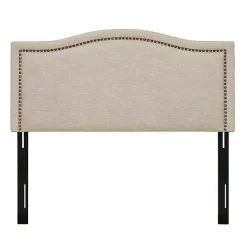 Kirklands Home Upholstered Augusta Queen Headboard Tan Best