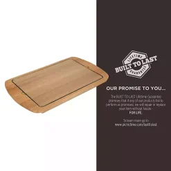 Kirklands Home Tar Heels Wood and Glass Serving Board Outlet