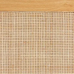 Kirklands Home Tara Two-Tone Espresso Rattan Cabinet Discount