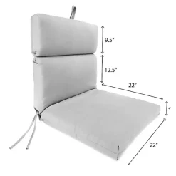 Kirklands Home Taupe Canvas French Edge Outdoor Chair Cushion Tan Online