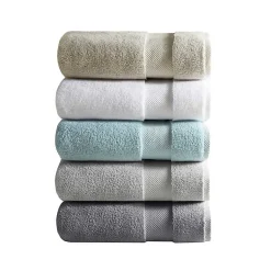 Kirklands Home Taupe 6-pc. Cotton Bath Towel Set Brown Discount