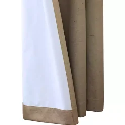 Kirklands Home Taupe Ventura Blackout Curtain Panel, 95 in. Tan