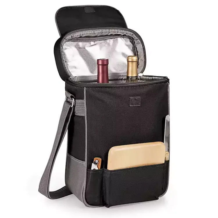Kirklands Home Texas A&M Aggies Wine & Cheese Tote Black Outlet