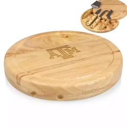 Kirklands Home Texas A&M University Cheese Board and Tool Set Tan