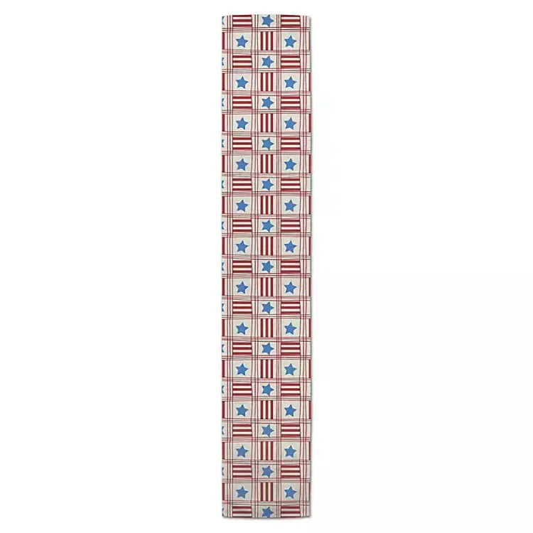 Kirklands Home 4th of July Stars & Stripes Table Runner, 72 in. Discount