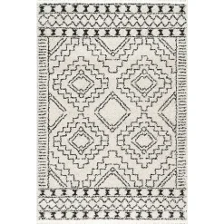 Kirklands Home Vailiki Moroccan Tribal Tassel Area Rug, 5x7 Sale
