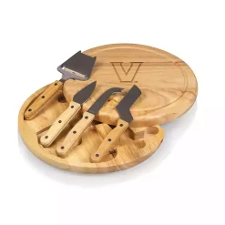 Kirklands Home Vanderbilt University Cheese Board and Tool Set Tan Outlet