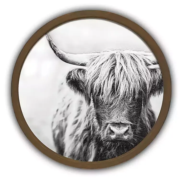 Kirklands Home Vintage Highland Brown Framed Art Print Hot