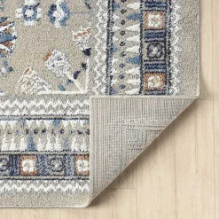 Kirklands Home Vista Blue Beige Area Rug, 5x7