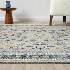 Kirklands Home Vista Blue Beige Area Rug, 7x9 Discount