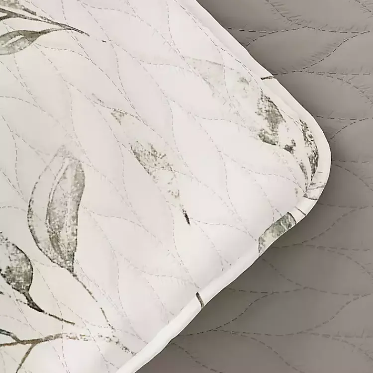 Kirklands Home Watercolor Leaves Reversible 2-pc. Twin Quilt Set Sale