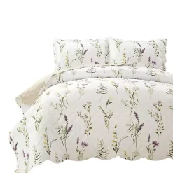 Kirklands Home Watercolor Wildflower 3-pc. Full/Queen Quilt Set