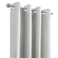Kirklands Home Alpine Blackout Curtain Panel, 63 in. White Best