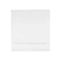 Kirklands Home Basketweave Cordless Roman Shade, 33 in. White Outlet