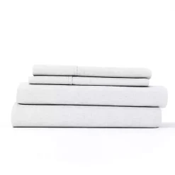 Kirklands Home Chambray 3-pc. Twin Sheet Set White Outlet