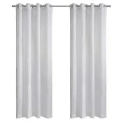 Kirklands Home Diamond Sheer Curtain Panel, 108 in. White Sale