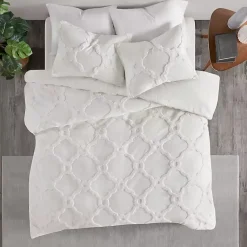 Kirklands Home Geometric California King 3-pc Comforter Set White Clearance