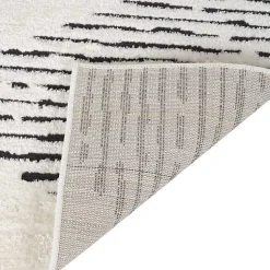 Kirklands Home White Moroccan Area Rug, 7x9