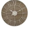 Kirklands Home White Natural Wood Raised Clock Sale