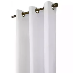 Kirklands Home Room Darkening Curtain Panel Set, 72 in. White Outlet
