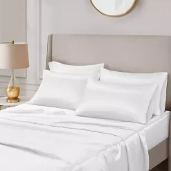 Kirklands Home Satin 6-pc. Full Sheet Set White