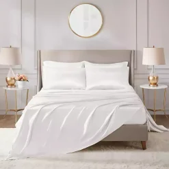 Kirklands Home Satin 6-pc. Queen Sheet Set White Sale