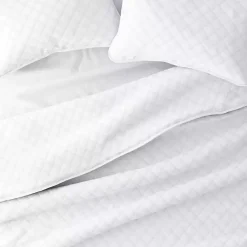 Kirklands Home Stitched Diamond 2-pc. Twin Quilt Set White