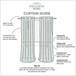 Kirklands Home Stripe Sheer Curtain Panel Set, 96 in. White Hot