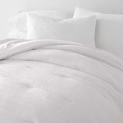 Kirklands Home Waffle Ultra-Soft 3-pc. King Comforter Set White Hot