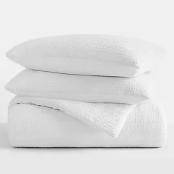 Kirklands Home Waffle Ultra-Soft 3-pc. Twin Comforter Set White Outlet