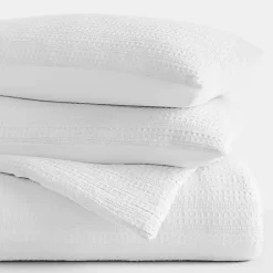 Kirklands Home Waffle Ultra-Soft 3-pc. Twin Comforter Set White Outlet