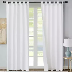 Kirklands Home Weathermate Blackout Curtain Panel, 63 in. White Hot