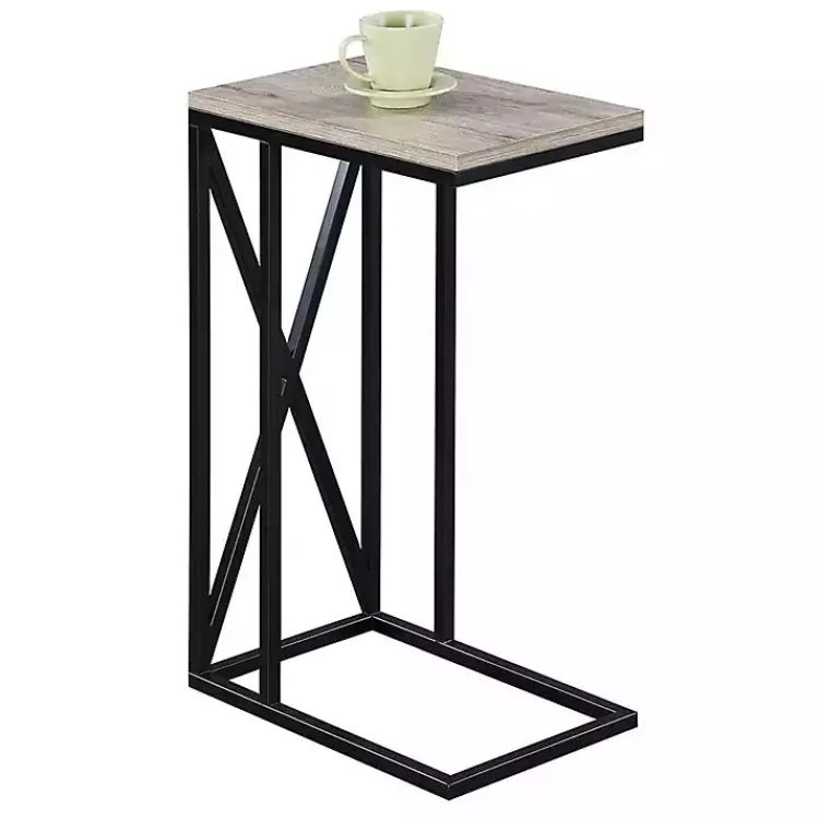 Kirklands Home Whitewash Tucson C-Table Brown Hot